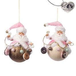 Santa Ball with Donuts 16cm (B89161)