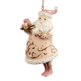Santa with Macarons Ornament 10,5cm (D46174)