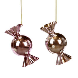 Bonbon Ornament mit Punkten 12,5cm (PL52410)