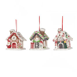 Gingerbread House Ornament 8,5cm (KL60308)