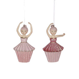Cupcake Ballerina Ornament 10,5cm (MC34017)