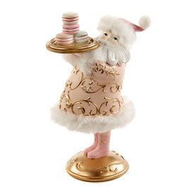 Standing Santa with Macarons 22cm (D46173)