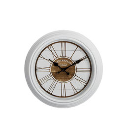 Wanduhr Amsterdam Central weiß