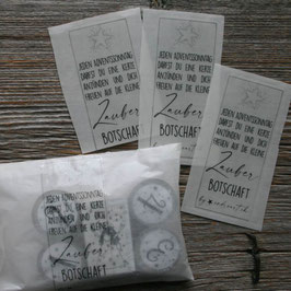 Teelichtbotschaftenaufkleber "Adventssonntage"