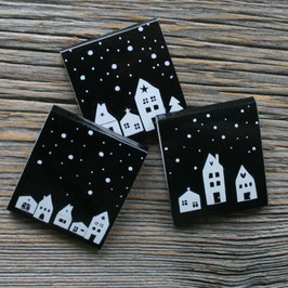 Zündholzbriefchen "Winterdörfli"