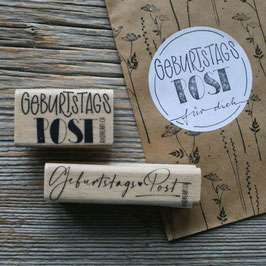 Stempel "Geburtstagspost"