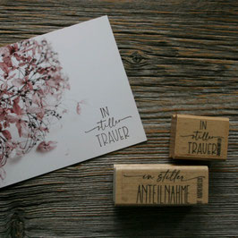 Stempel "in stiller..."