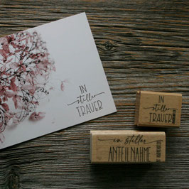 Stempel "in stiller..."