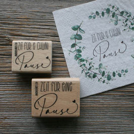 Stempel "Zeit für eine Pause"