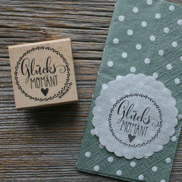Stempel "Glücksmomänt"