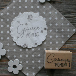 Stempel "Genussmoment"