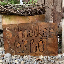 Rostschild "Schneckenverbot"