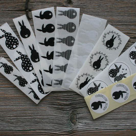 Stickerset "Osterhasen"