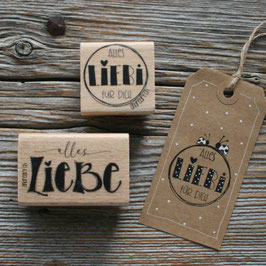 Stempel "alles Liebe"