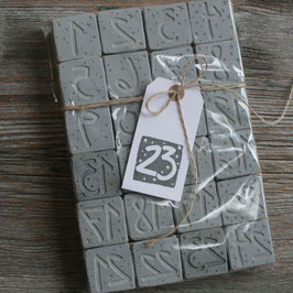 kunt&bunt Stempelset "Adventszahlen gross  Set 1"