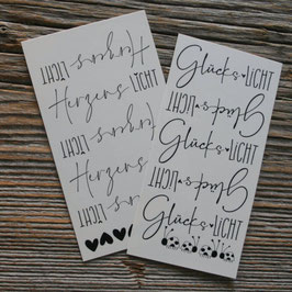 Kerzensticker "Licht"