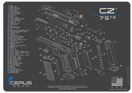 Cerus Gear Reinigungsmatte CZ 75 TS