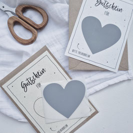 DIY-Set "Rubbel-Gutschein-Karte"