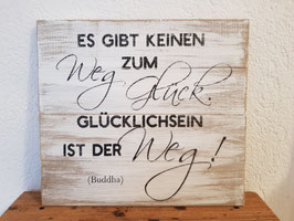 Es gibt keinen Weg zum Glück