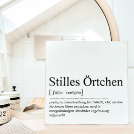 Stilles Örtchen - Definition