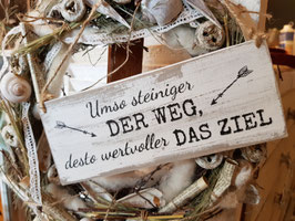 Umso steiniger der Weg