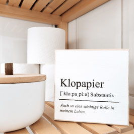 Klopapier - Definition mini