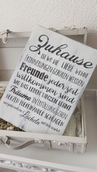 Zuhause ist wo die Liebe wohnt