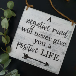 A negative mind