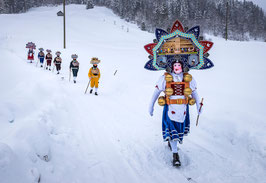 grusskarte silvesterchläuse · urnäsch
