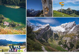 postkarte alpstein wanderparadies
