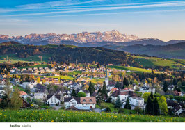 postkarte teufen säntis
