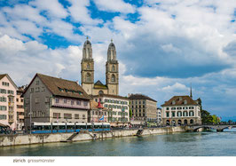 postkarte zürich grossmünster