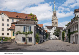 postkarte sankt gallen zeughausgasse
