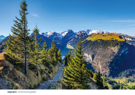 postkarte alpstein schöne bergwelt