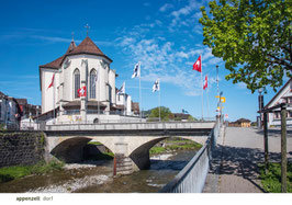 postkarte appenzell dorf