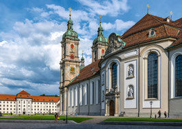 Postkarte Barock-Kathedrale St. Gallen