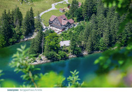 postkarte seealpsee berggasthaus forelle