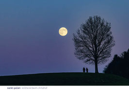 postkarte sankt gallen vollmond beim chrüzhof