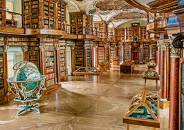 Postkarte St. Gallen Stiftsbibliothek