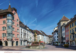 postkarte schaffhausen fronwagplatz