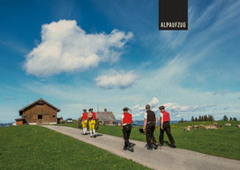 postkarte alpaufzug