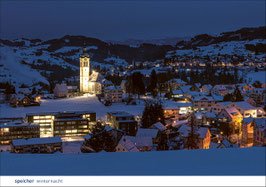 postkarte speicher winternacht
