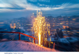 postkarte sankt gallen happy new year