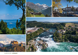 postkarte malerische schweiz