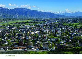 postkarte au im rheintal