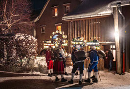 grusskarte silvesterchläuse · urnäsch