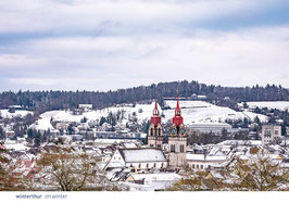 postkarte winterthur im winter
