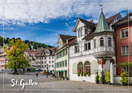Postkarte St. Gallen