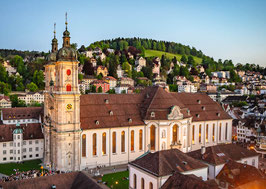 Postkarte Barock-Kathedrale St. Gallen