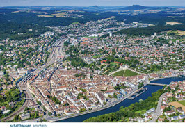 postkarte schaffhausen am rhein
